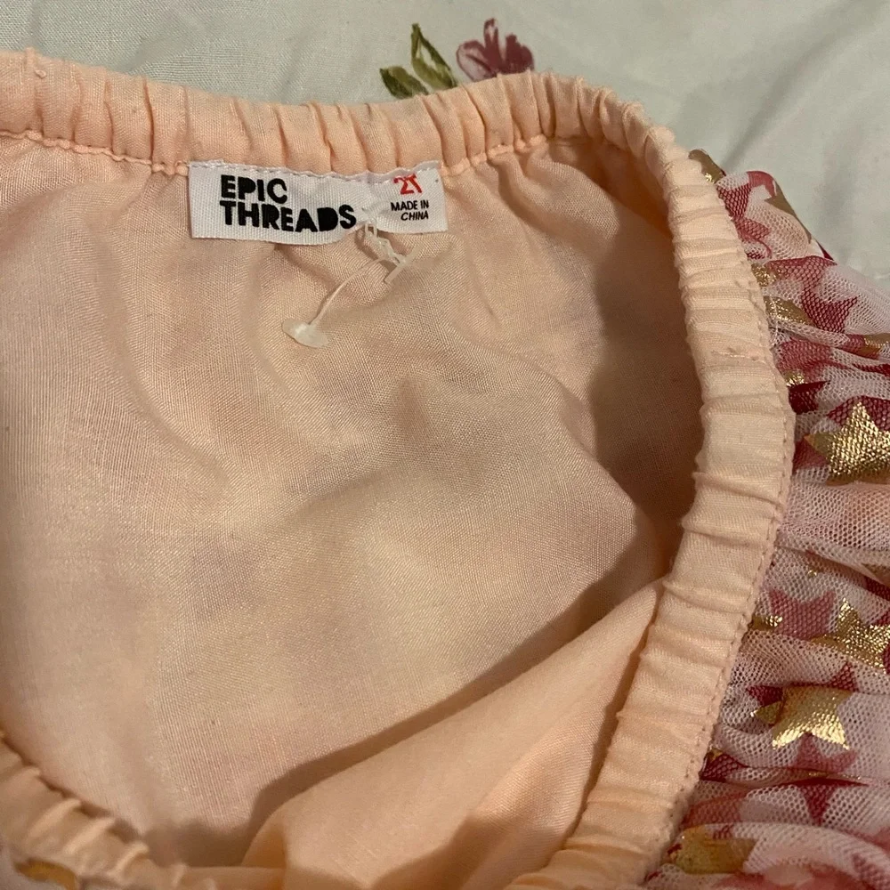 Epic Threads Girls Size 2T Skirts Brand New Pink Blue Gold White Kids Toddler